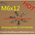 Machine Screw M6X12 with Hole Half Thread